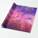 Papel De Presente Fulgor cósmico do fogo do céu da galáxia do céu<br><div class="desc">Papel de envolvimento</div>