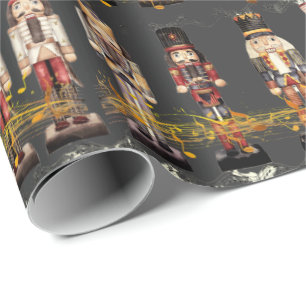 Papel De Presente Funcionarios Musical do Tiptop Nutcracker Kings