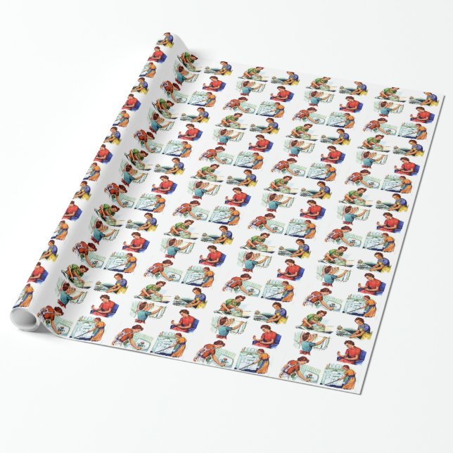 Papel De Presente Funções das Famílias Retroativas (Desenrolado)