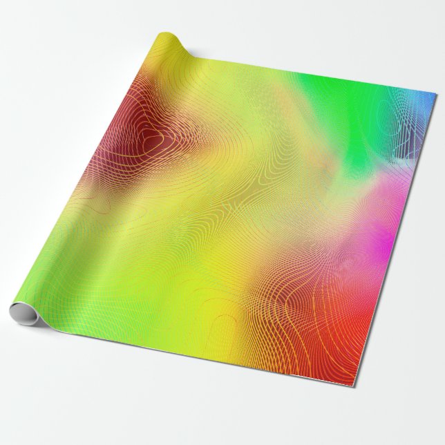 Papel De Presente fundo abstrato blur. gráfico multicolorido (Desenrolado)