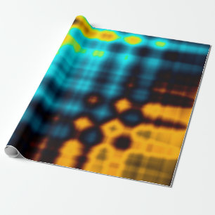 Papel De Presente Fundo abstrato geométrico colorido com patamar