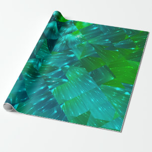 Papel De Presente fundo abstrato. mosaicbackgrou azul e verde