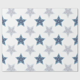 Papel De Presente Fundo com padrão de floco de neve bobo texturas
