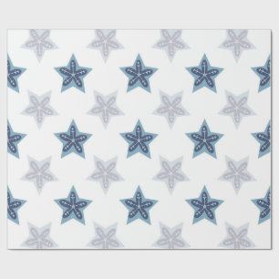 Papel De Presente Fundo com padrão de floco de neve bobo texturas