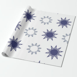Papel De Presente Fundo com padrão de flocos de neve bobo texturas