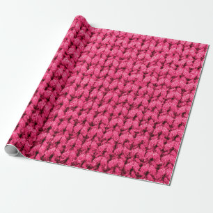 Papel De Presente Fundo cor-de-rosa. Textura de fios. Kn vertical