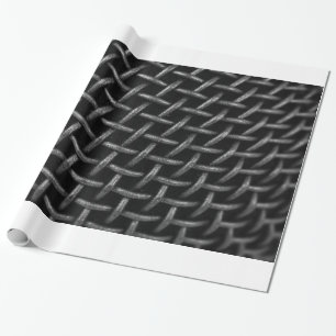 Papel De Presente Fundo da Grade do Microfone