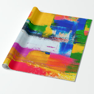 Papel De Presente fundo de abstrato. Arte moderna. Multicolor