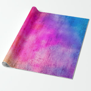 Papel De Presente Fundo de cor. Tinta vermelha vermelha e tinta amar