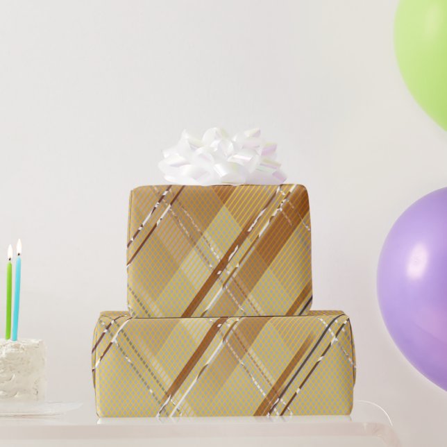 Papel De Presente Fundo de faixas diagonais 3 (Presentes para festas)