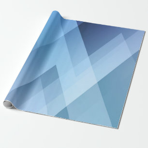 Papel De Presente fundo de luz abstrato. Padrão de triângulo azul.