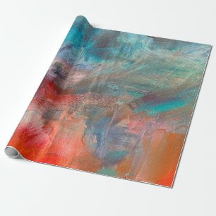 Papel De Presente fundo de pintura de óleo de abstrato. Óleo na ca