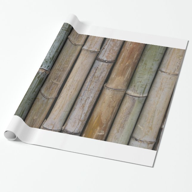 Papel De Presente Fundo do Bamboo (Desenrolado)