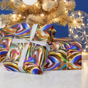 Papel De Presente Fundo do wallpaper Na moda Psychedelic