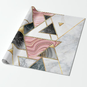 Papel De Presente fundo geométrico abstrato. Mosai de mármore modern