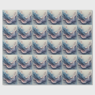 Papel De Presente Fundo Pastel Encantador – Design Sonhador Suave