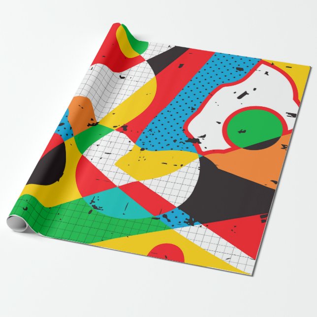 Papel De Presente fundo pop (Desenrolado)