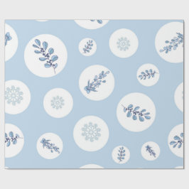 Papel De Presente Fundo texturizado com padrão de floco de neve bobo
