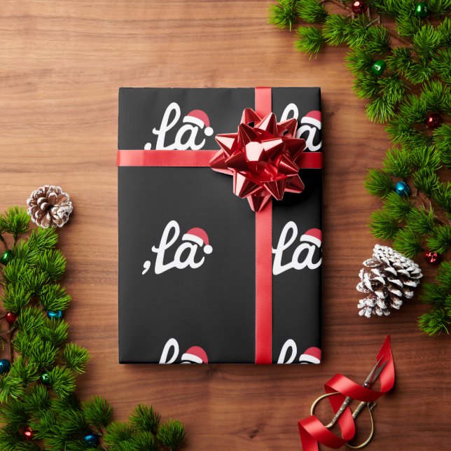 Papel De Presente Funny Kamala Harris 2024 Comma La Christmas (Presente de Natal)