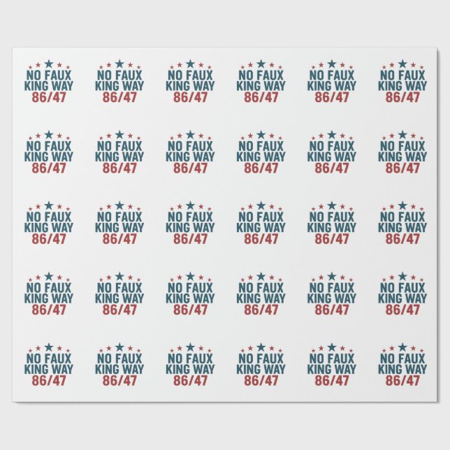 Papel De Presente Funny No Faux King Way 86 47 4 De Julho (Aberto)