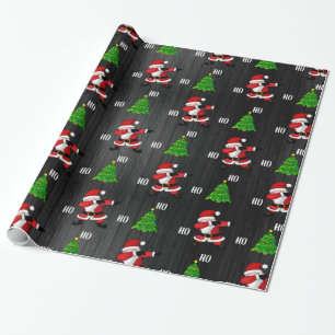 Papel De Presente Funny Santa Claus Dabbing