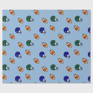 Papel De Presente Futebol e Capacetes