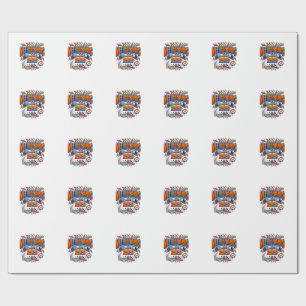 Papel De Presente Futebol Holanda 2026 Futebol Bold País Tipogr