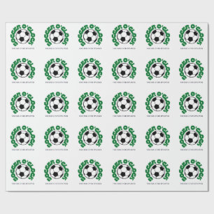 Papel De Presente Futebol O'Clock – Focado Até Acabar   Futebol 