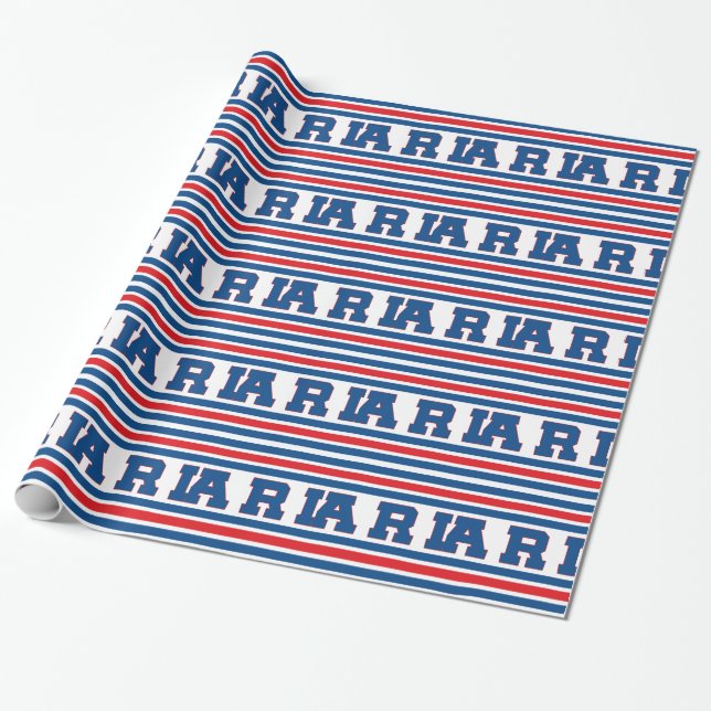 Papel De Presente Futebol Paris (Desenrolado)