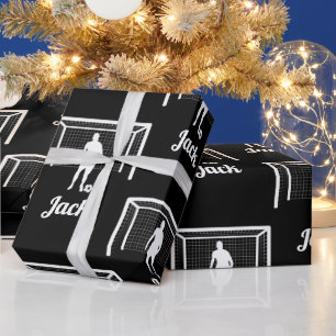 Papel De Presente Futebol personalizado Goalie Goalkeeper