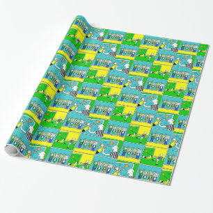 Papel De Presente Futebolistas & Fãs