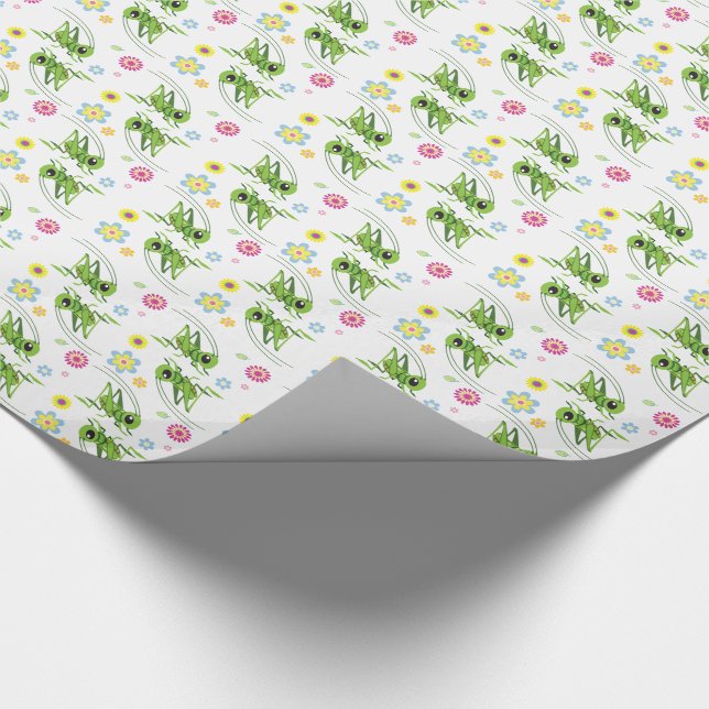 Papel De Presente gafanhoto de desenho animado (Ponta)