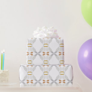 Papel De Presente Gaivota feliz moderna com batatas fritas