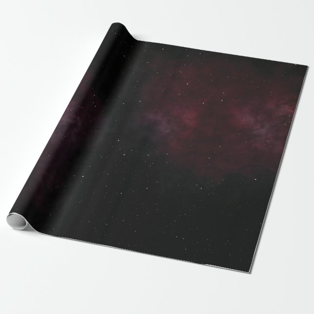 Papel De Presente Galáxia do universo espacial de fundo (Desenrolado)