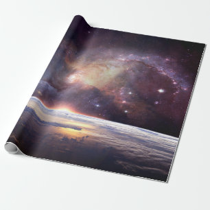 Papel De Presente Galáxia estrela infinito cosmos escuro