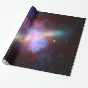 Papel De Presente Galaxy M82 Hubble NASA