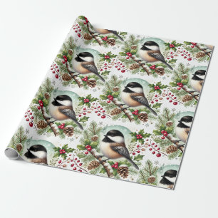 Papel De Presente Galinha de Natal