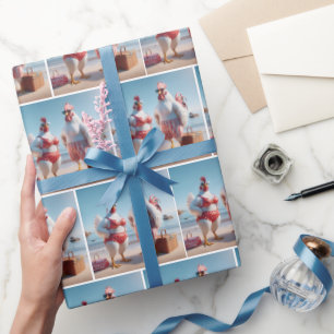 Papel De Presente Galinhas Na Praia