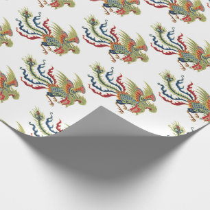 Papel De Presente Galo chinês