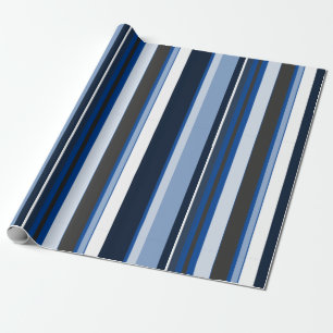 Papel De Presente Gamas de Diagonal Contemporâneas Eficazes
