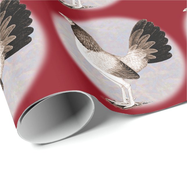 Papel De Presente Gamecock: Hennie (Ponta do rolo)