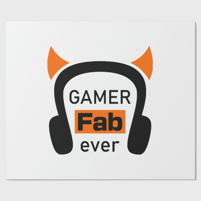 Papel De Presente gamer fab-ever (Aberto)