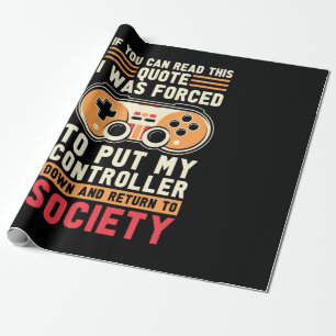 Papel De Presente Gamer Foi Forçado A Colocar Meu Controlador