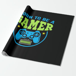 Papel De Presente Gamer Gift   Nascer De Jogador