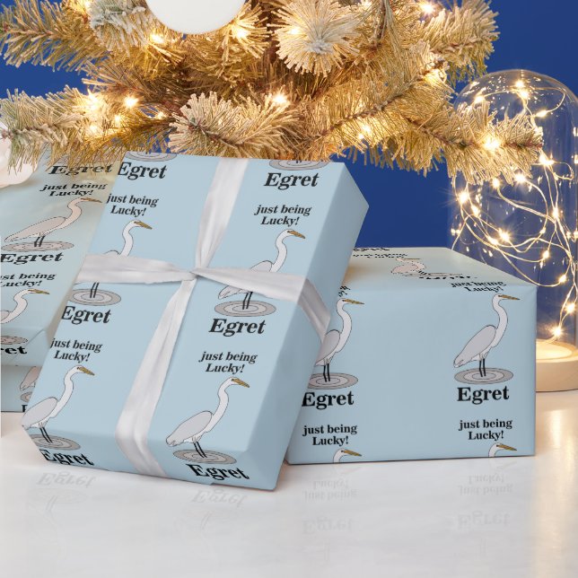 Papel De Presente Garça Ave Sortuda (Feriados)