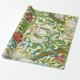Papel De Presente Garden Lily William Morris Fine Vintage Floral