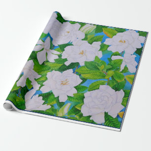 Papel De Presente Gardenias