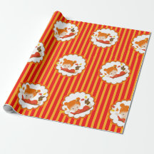 Garota Adorável de outono Pintada à Mão