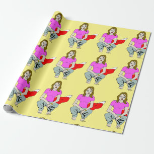 Papel De Presente garota foxy