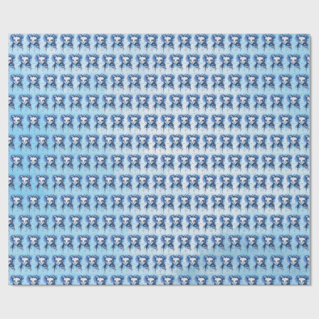 Papel De Presente Gatinha (Aberto)